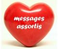 80361 Coeurs messages assortis